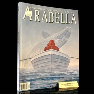 Arabella Magazine Colourful Accent Home Coffee Table Book Whale Boat Art Design
